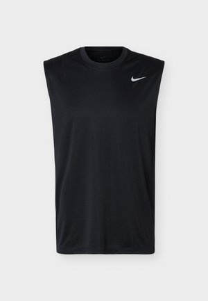 Nike Performance, TEE FLEX - Top - black/matte silver-coloured