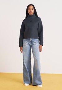 The North Face MOCK NECK - Sudadera - black heather