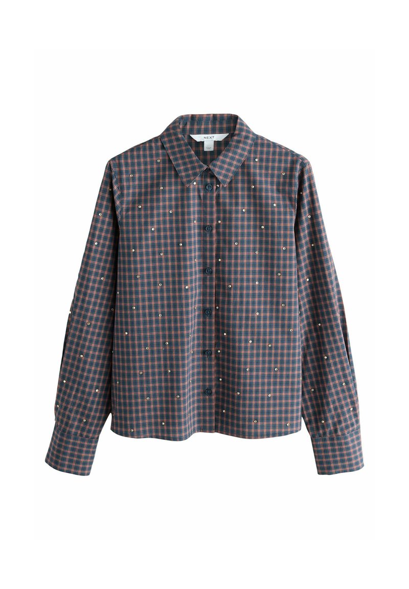 Next REGULAR FIT - Hemdbluse - navy red check/blau - Zalando