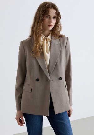 Calliope, GIACCA TINTA UNITA - Blazer - beige medio