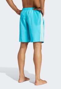 adidas Sportswear 3-STRIPES 8-INCH - Kupaće hlače - lucid cyan   white