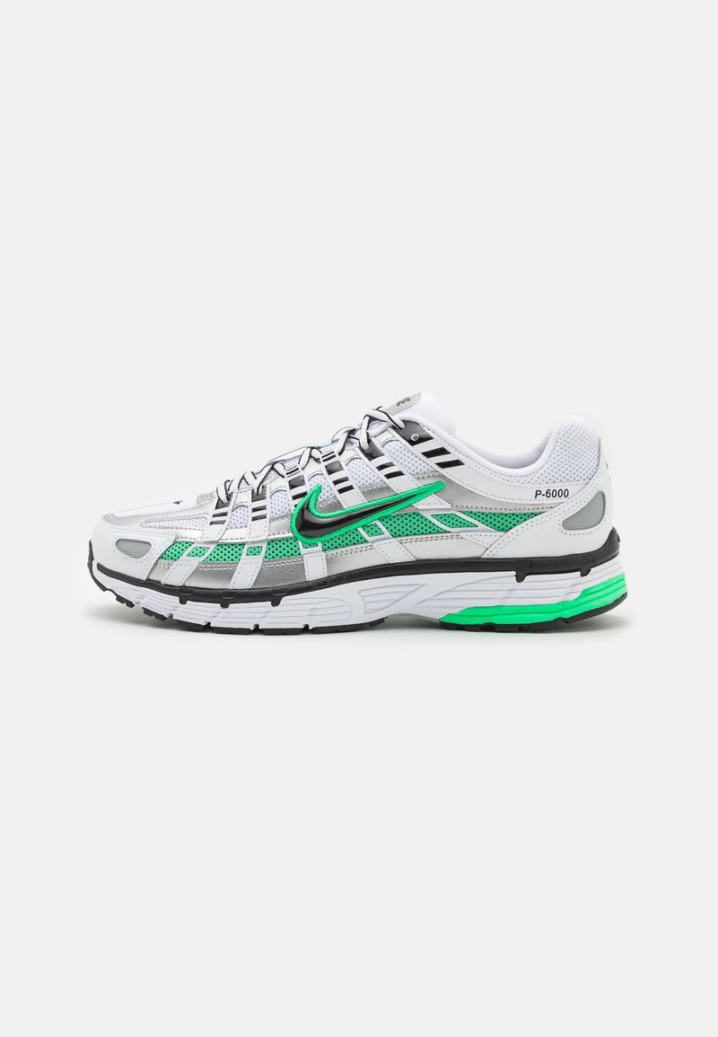 Nike Sportswear - P-6000 UNISEX - Baskets basses - white/black/metallic silver, Agrandir