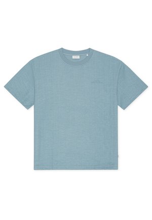 Les Deux, Printtipaita - faded denim blue