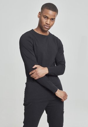 FITTED STRETCH L/S - Longsleeve - black