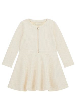 JACQUARD FLARE - Robe de jour - creme