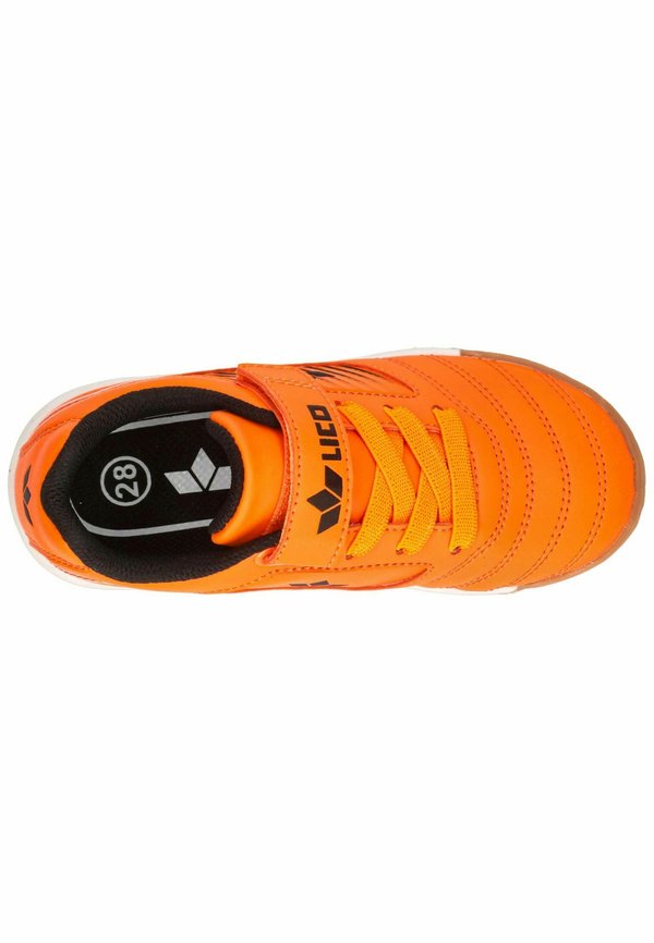 Walkingschuh – orange schwarz