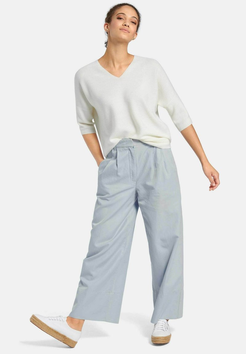Damen Strickjacken | PETER HAHN Strickpullover wollweiß/weiß - JO22426 Damen Strickjacken | PETER HAHN Strickpullover wollweiß/weiß - JO22426