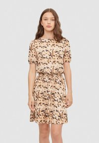 INSIDE MINI ESTAMPADO - Vestido ligero - beige