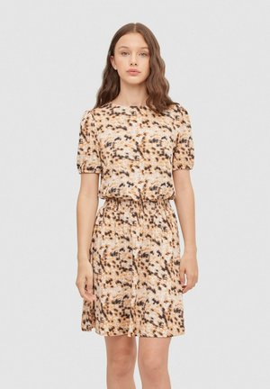 INSIDE MINI ESTAMPADO - Vestido ligero - beige