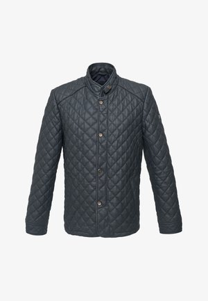 Pierre Cardin, LEDERJACKE - Veste en cuir - dark blue - dunkelblau
