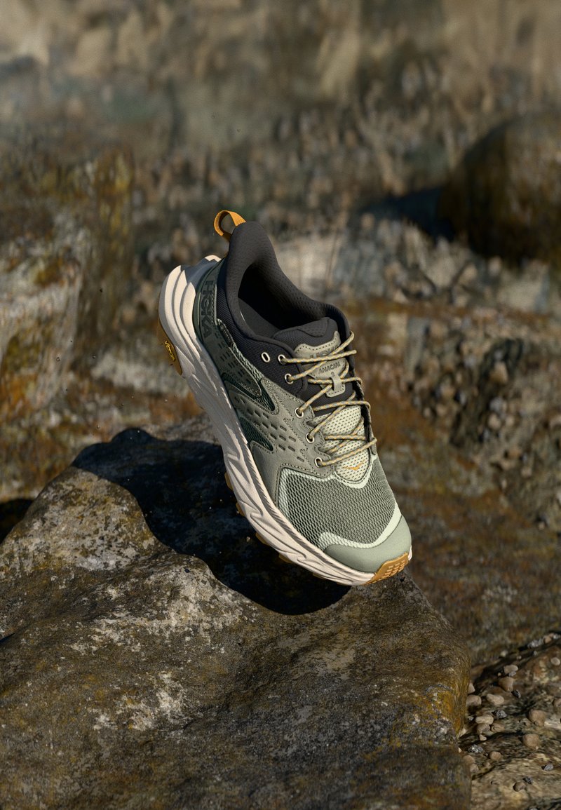 HOKA ANACAPA 2 LOW GTX - Fjellsko - sea moss/oatmeal