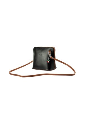 Cross body bag - schwarz braun