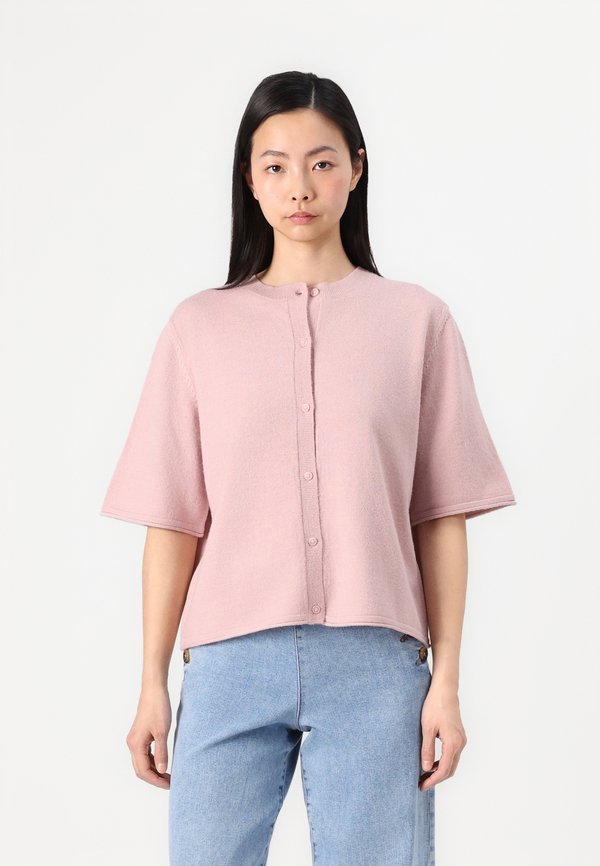 ONLTILDA O NECK CARDIGAN - Cardigan - pale mauve