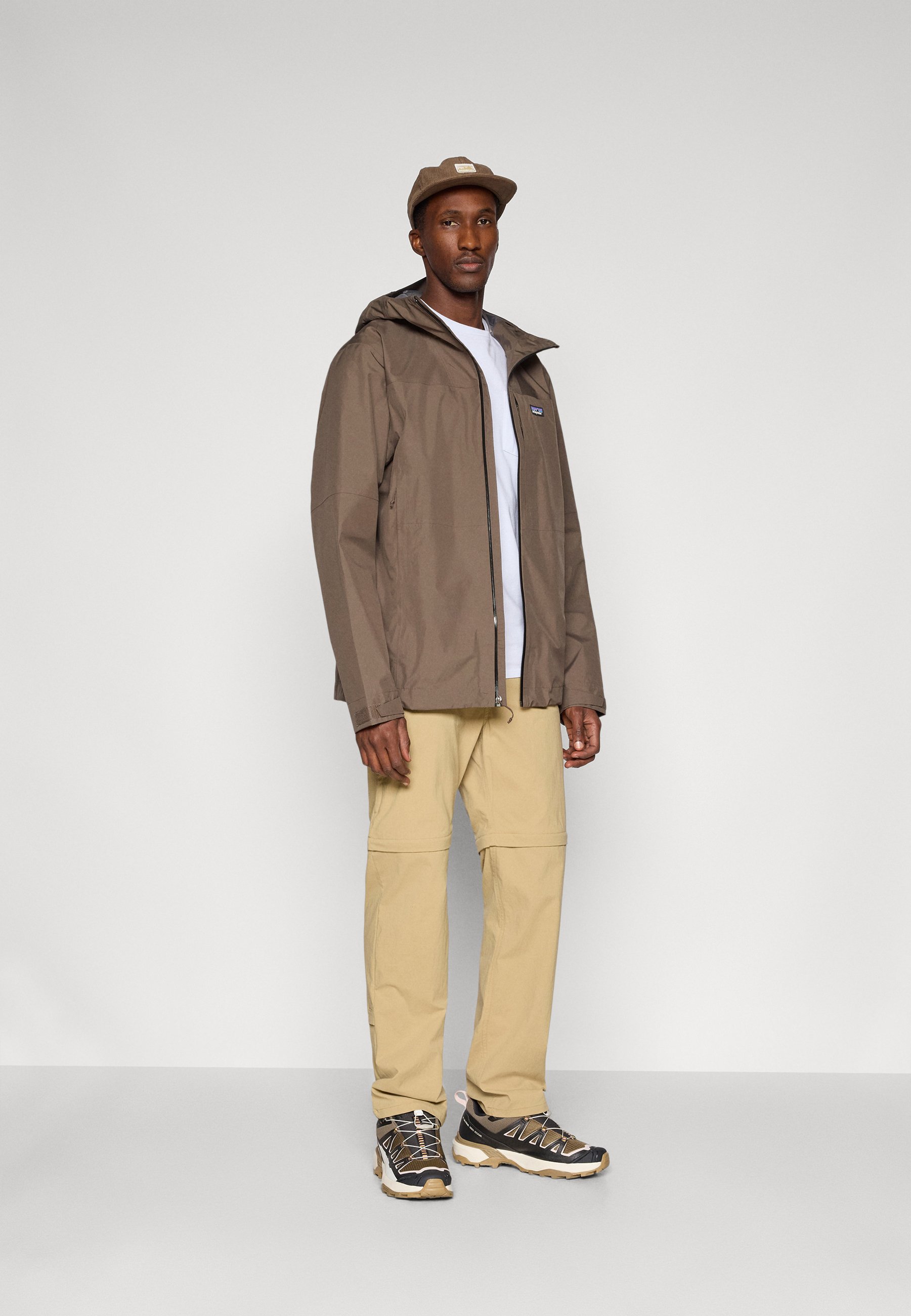 Patagonia BOULDER FORK RAIN - Hardshell jacket - marlow brown