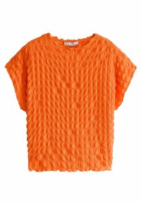 Next SHORT SLEEVE  REGULAR FIT - Trükipildiga T-särk - orange