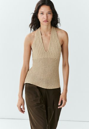 Massimo Dutti, Débardeur - beige