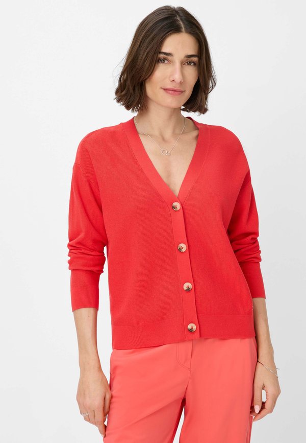 STYLE ANIQUE - Strickjacke - cranberry