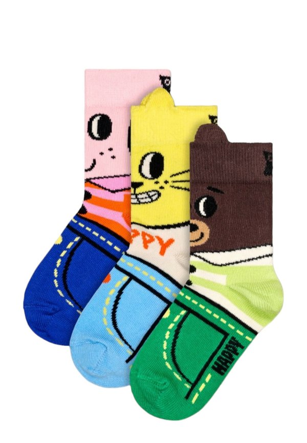 3-PACK ANIMAL GIFT SET - Socken