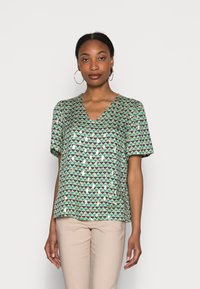 Culture - MALIN BLOUSE - T-shirt print - sesame Miniatuurafbeelding 1