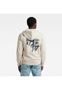 G-Star - BACK GRAPHIC   - Sweat zippé - whitebait Image miniature 1