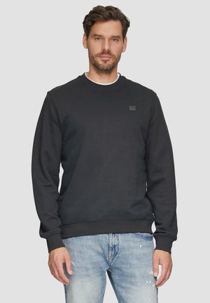 s.Oliver MIT LOGO DETAIL - Sweatshirt - schiefergrau