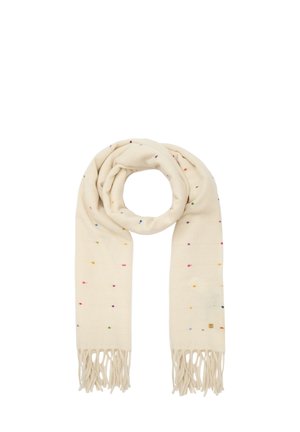 POIS - Sciarpa - cream-multicolor polka dots