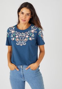 Damart T-shirt con stampa - marine