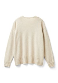 United Colors of Benetton V-NECK BLEND. - Strickpullover - beige