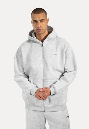 HOODIE  - Sudadera con cremallera - grau melange
