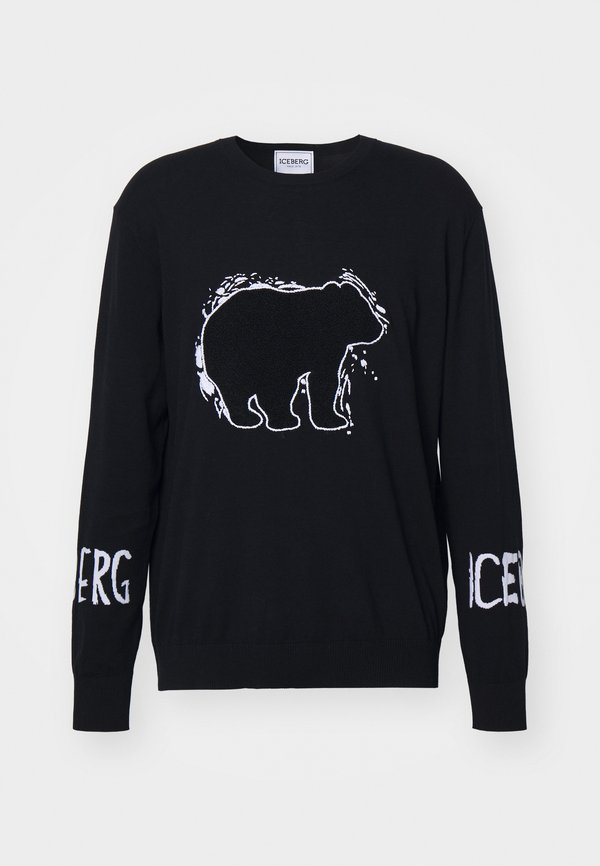 GIROCOLLO - Jumper - nero2