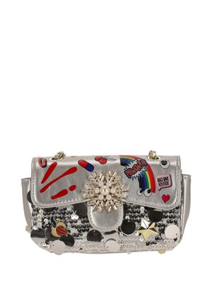 Keresztpántos táska - silver