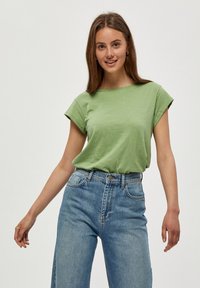 Minus MILETI TEE - Základné tričko - basil green