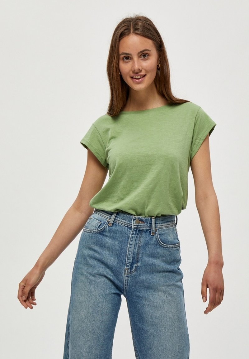 Minus MILETI TEE - Jednoduché tričko - basil green