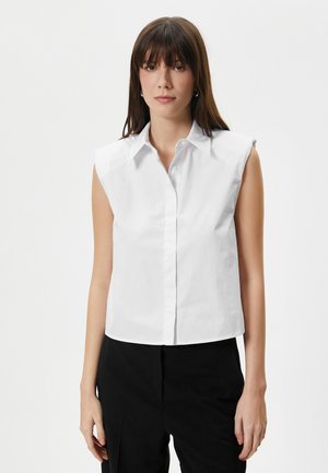 Koton CLASSIC NECK BUTTONED - Camicia - off white