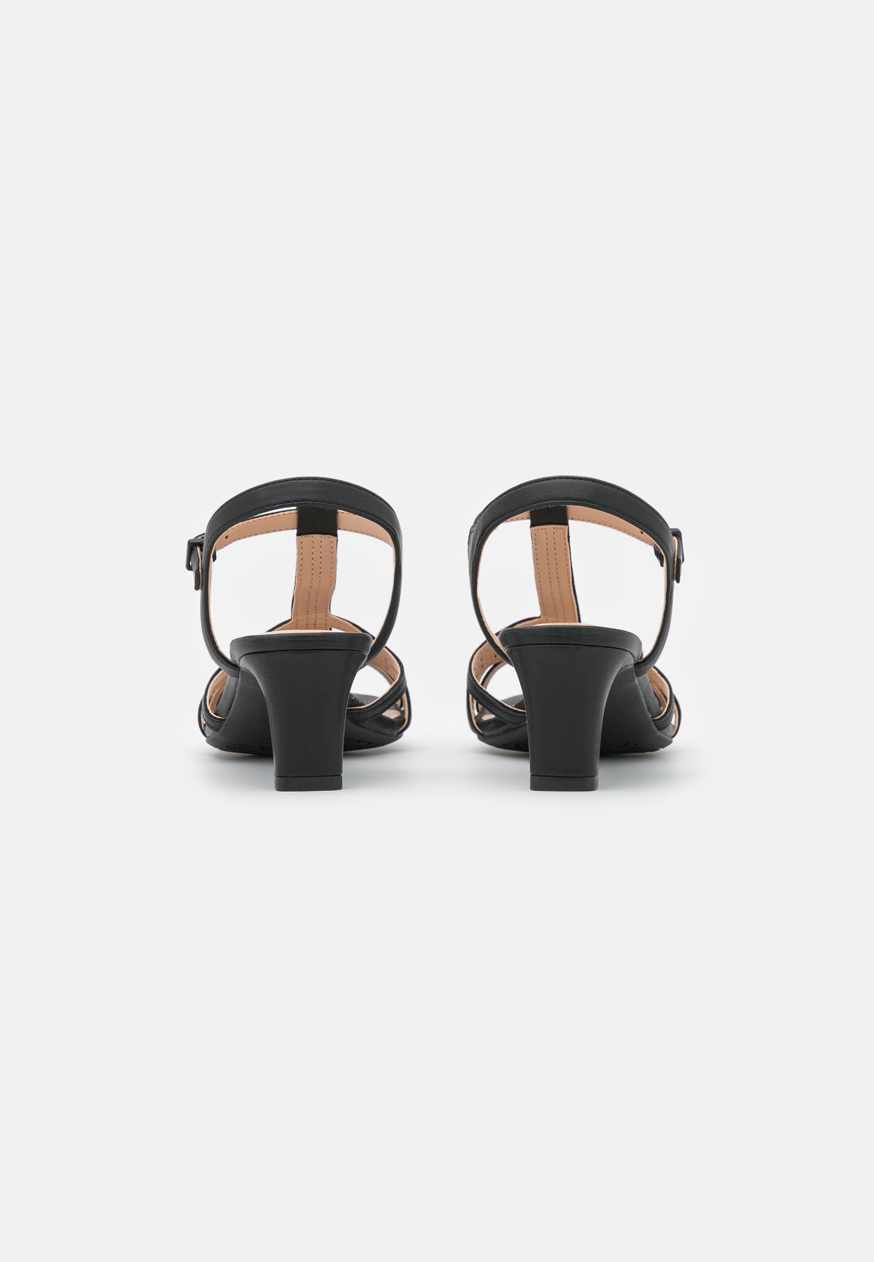 basic black sandals