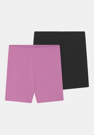 BIKER 2 PACK - Shorts - black/purple