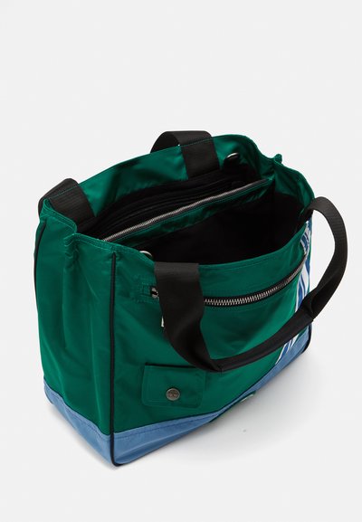 MOSCHINO BORSA TRACOLLA UNISEX - Geantă de pânză - fantasia verde