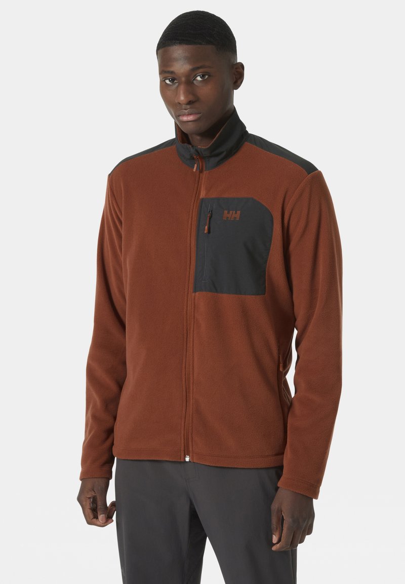 Helly Hansen DAYBREAKER BLOCK JACKET - Fleecová bunda - iron oxide