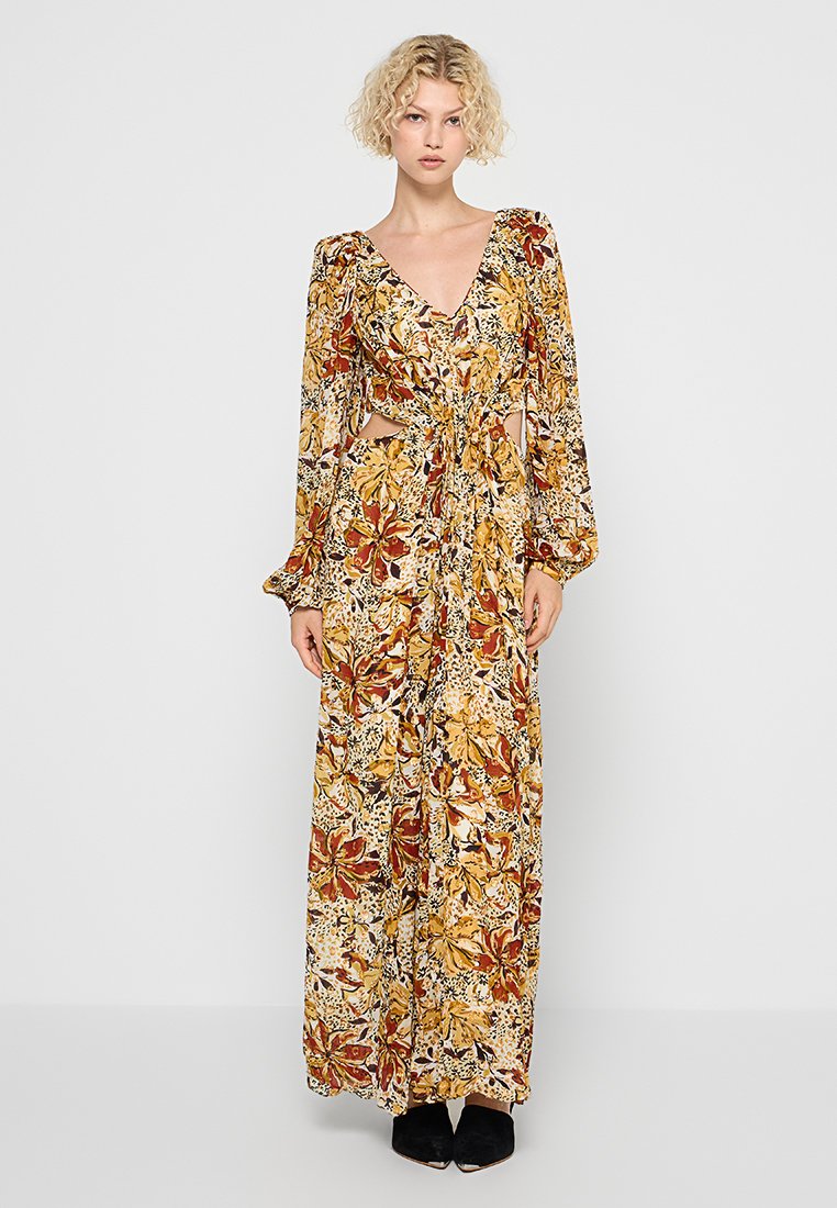 & Other Stories Maxi-jurk geel