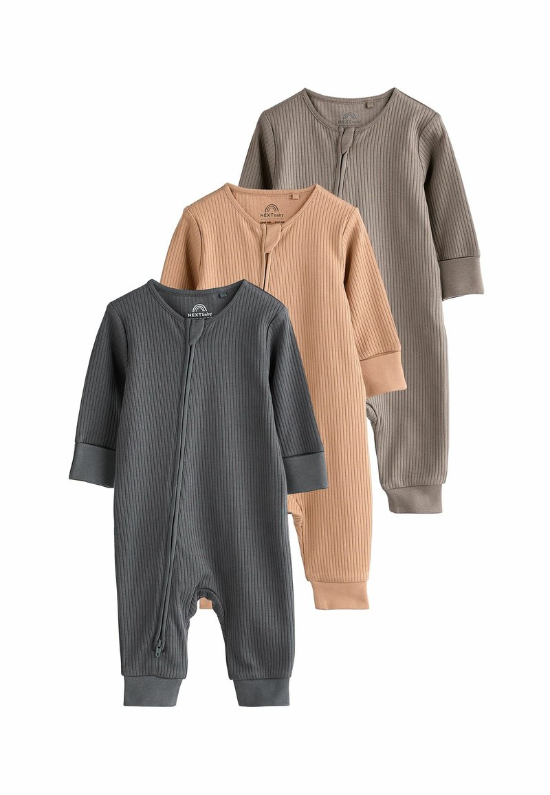 Next FOOTLESS ZIPPED 3 PACK REGULAR FIT - Natdragt - neutral tan brown