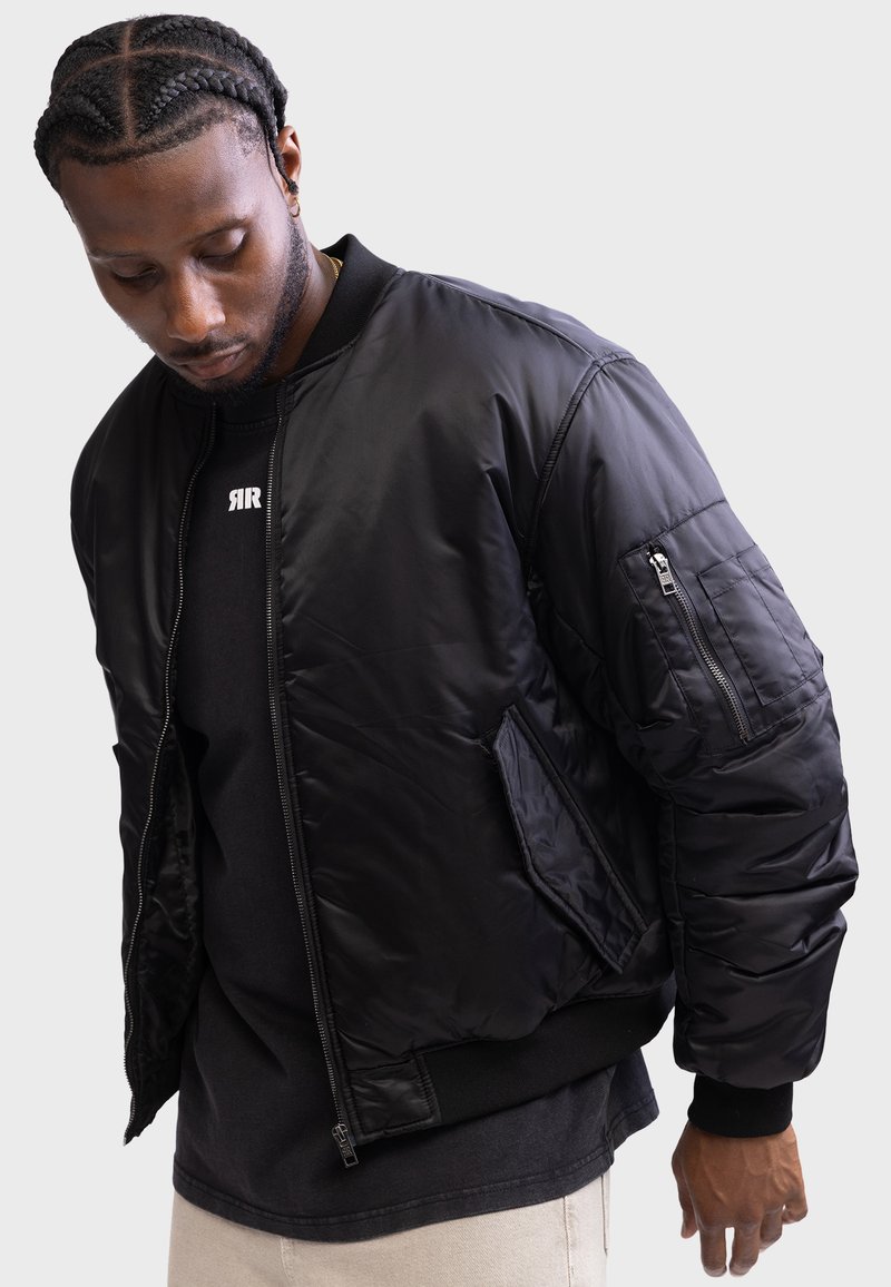 Redefined Rebel TRACE JACKET - Blusão aviador - black