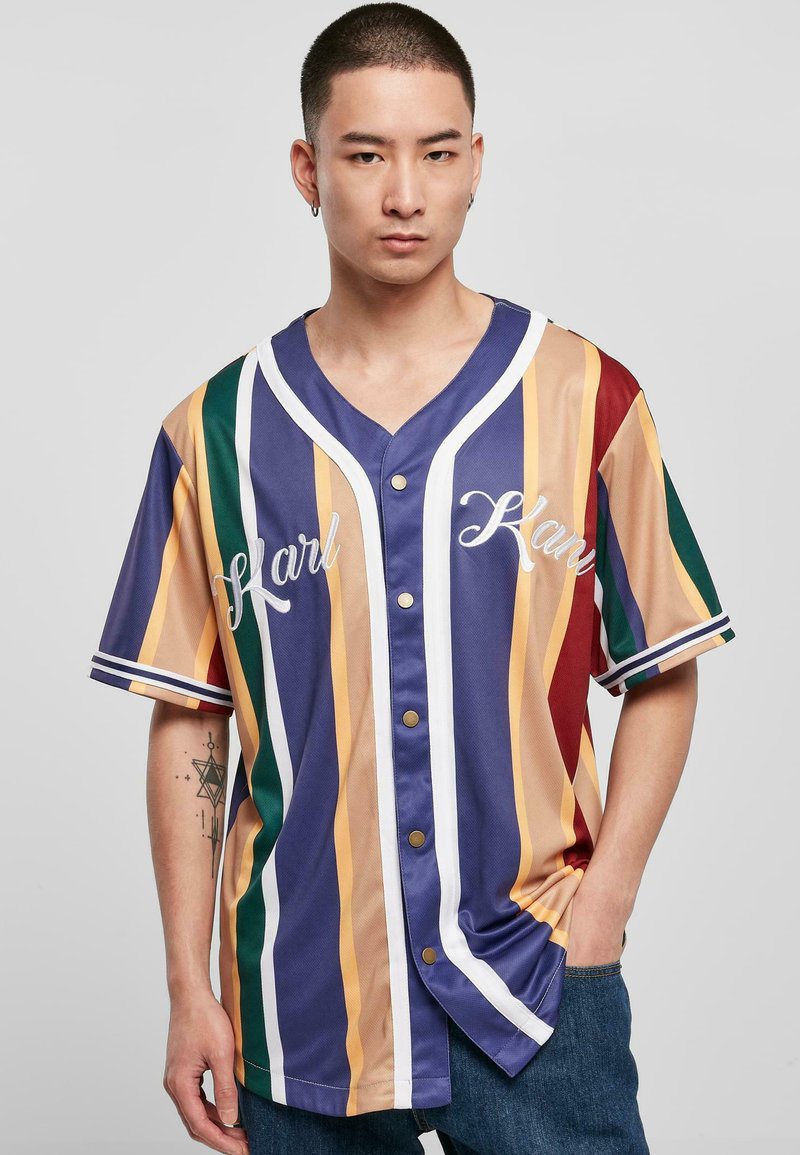 Karl Kani SCRIPT BASEBALL MUL - Hemd - multicolor/mehrfarbig - Zalando.ch