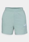 SMALL LOGO HIGH WAIST SHORTS - Sport rövidnadrágok - green moon