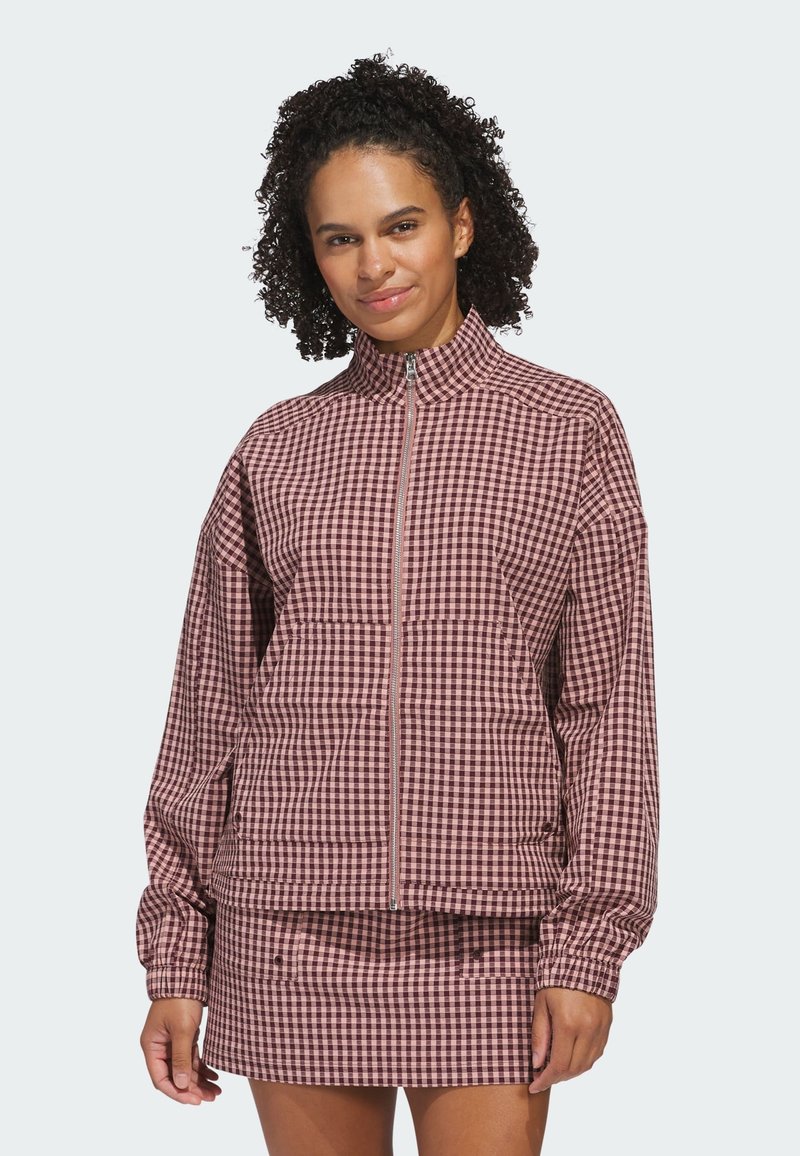 adidas Performance ULTIMATE GINGHAM - Trainingsjacke - aurora ruby