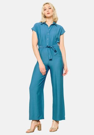 SHORT-SLEEVED - Jumpsuit - blue pastel