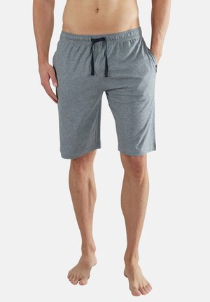 BERMUDA EINFARBIG - Tracksuit bottoms - grau
