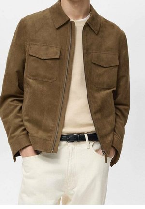 Kunstlederjacke - green