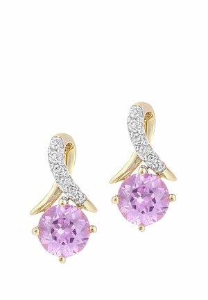 CREATED SAPPHIRE - Kõrvarõngad - yellow gold-coloured