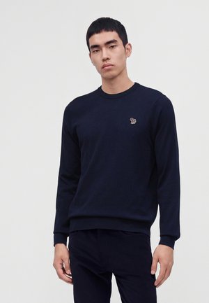 PS Paul Smith, SWEATER CREW NECK ZEB BAD - Пуловер - very dark navy