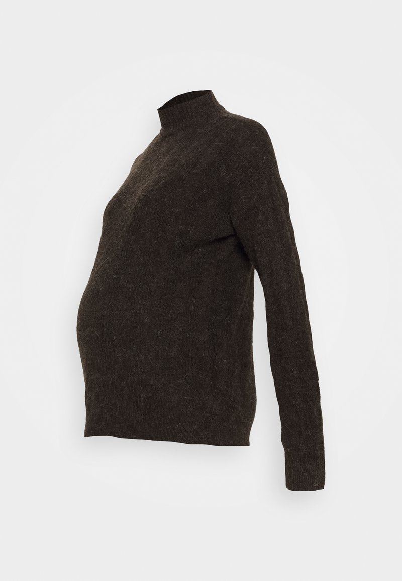 Pieces Maternity Trui gemêleerd bruin Pieces Maternity Trui gemêleerd bruin